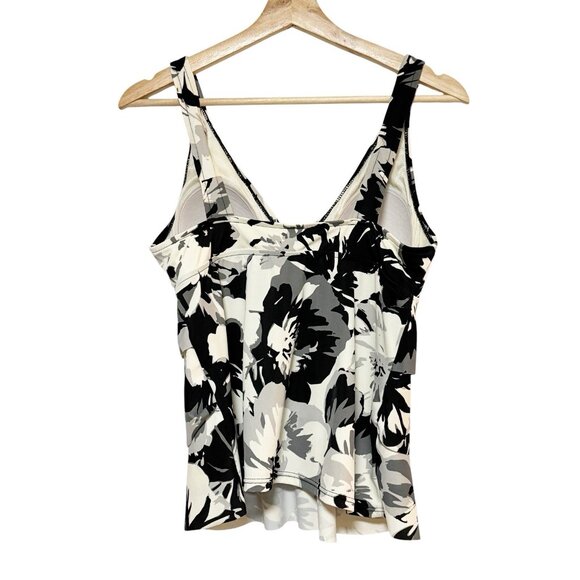 Magic Suit‎ Floral Ruffle Tankini Tiered Bikini Top Swimsuit Bathing Suit 10 - Picture 2 of 6